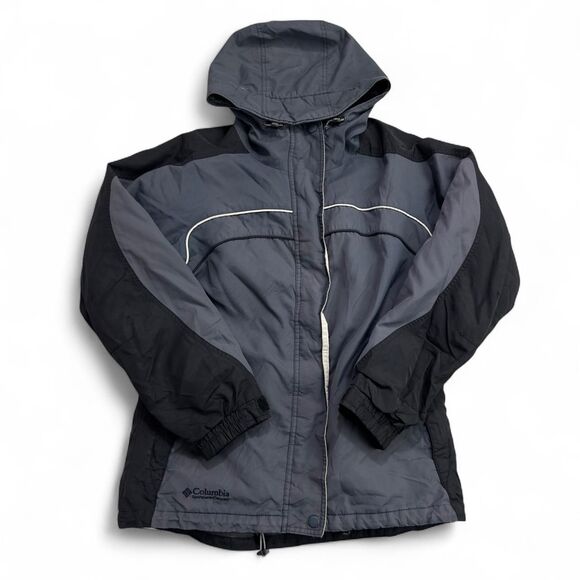 Columbia Interchange 3-in-1 Jacket Women’s Large Gray Fleece Liner Vintage Y2K - Picture 1 of 6